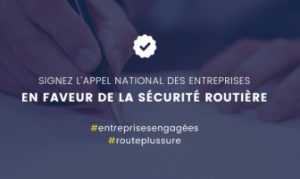 Appel national des entreprises en faveur de la sécurité routière au travail